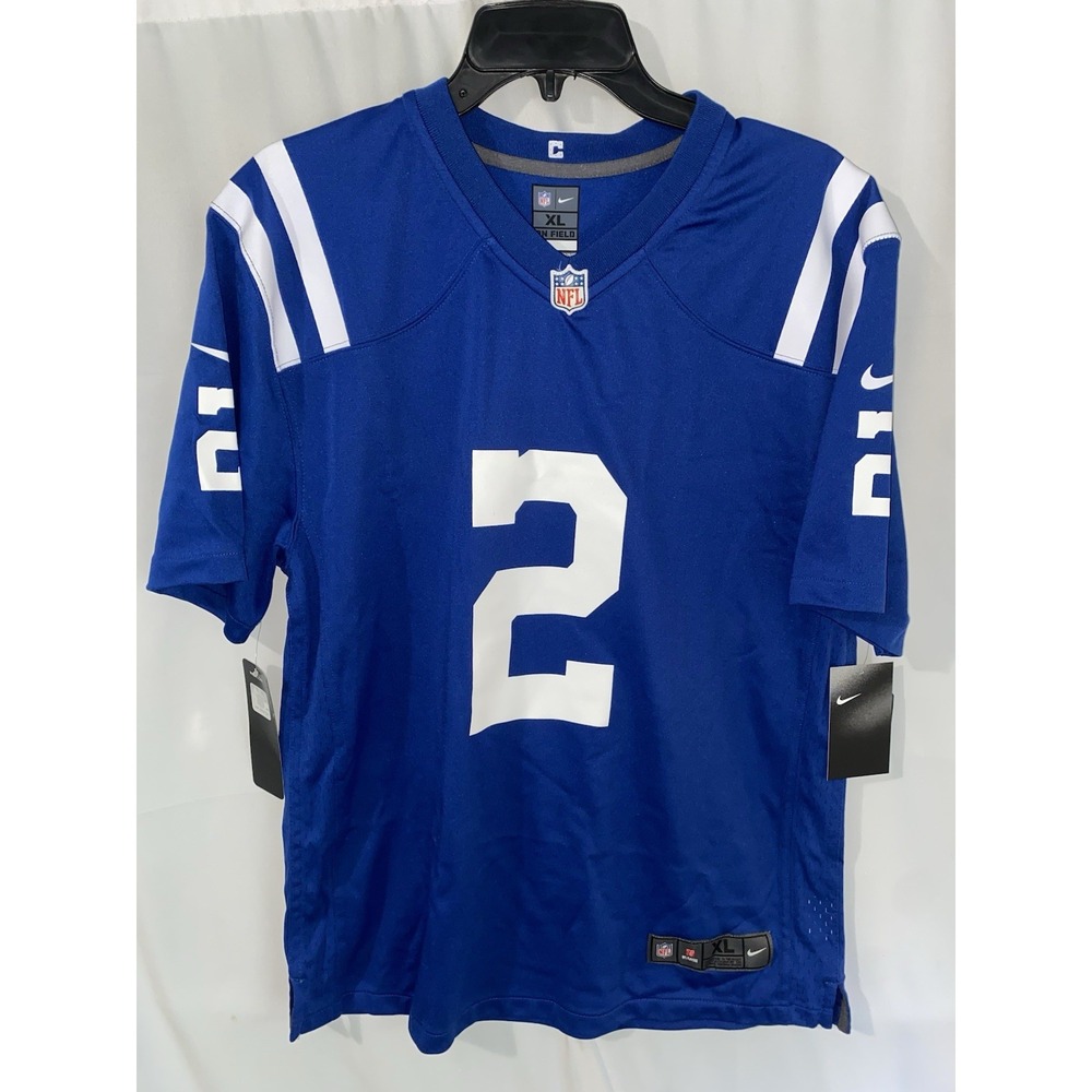 NWT Nike Indianapolis Colts Matt‎ Ryan Blue On Field Jersey Youth Kids XL